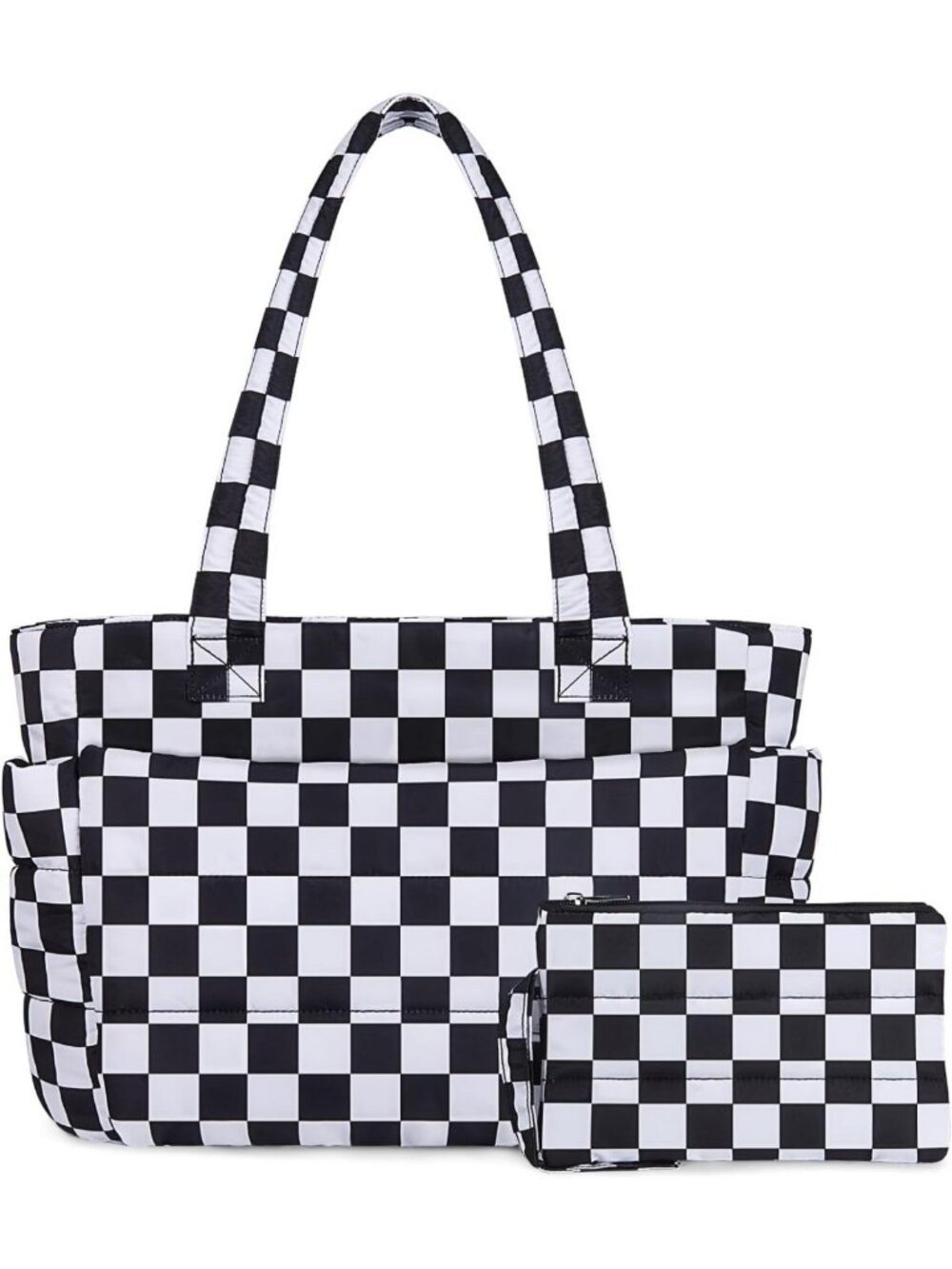 Lightweight Quilted Puffer Tote Bag for Women, Stylish Handbag with
